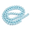 Electroplated Shell Pearl Beads Strands BSHE-G041-6mm-03-4