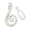 Tibetan Style Alloy Hook Clasps LF5077Y-1