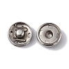 Non-Tarnish 202 Stainless Steel Snap Buttons BUTT-I017-01C-P-2