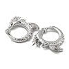 Brass Micro Pave Clear Cubic Zirconia Pendants KK-H460-10P-2