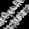 Natural Quartz Crystal Rock Crystal Beads Strands GG-CBADF20-A11-1