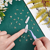 26Pcs 26 Style Brass Cabochons FIND-OC0003-27-3