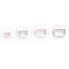 Plastic Cookie Fondant Stamper Set BAKE-PW0001-554H-1