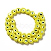 Handmade Evil Eye Lampwork Beads Strands LAMP-E023-07B-04-2