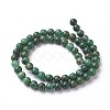 Natural African Jade Beads Strands G-G735-22-6mm-A-2