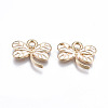 Light Gold Plated Alloy Pendants LS-ENAM-T009-69E-RS-1