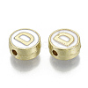 Alloy Enamel Beads X-ENAM-S122-028D-NR-2