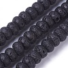 Natural Lava Rock Beads Strands G-E541-05B-1