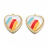 Resin Pendants PALLOY-N161-010-NR-2