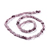 Handmade Millefiori Glass Bead Strands X-LAMP-J035-4mm-10-3
