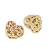 Brass Pave Cubic Zirconia Multi-strand Links ZIRC-F145-10G-02-2