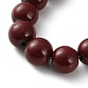 Spray Painted Synthetic Non-magnetic Hematite Beads Strands G-C248-F01-4mm-3