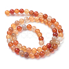 Natural Carnelian Bead Strands X-G-R411-29-4mm-2