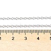 Tarnish Resistant Trendy Unisex 304 Stainless Steel Cable Chain Necklaces X-NJEW-L043-16P-2