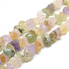 Natural Multi Color Quartz Beads Strands G-R427-08-1
