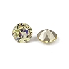 Glass Rhinestone Cabochons GLAA-A018-8mm-001GY-2