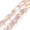 Transparent Glass Beads Strands EGLA-P052-03B-01-1