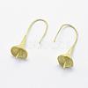 Brass Earring Hooks KK-K186-76C-RS-2