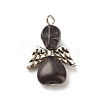 Halloween Dyed Synthetic Turquoise Pendants PALLOY-JF01598-2
