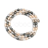 Electroplated Shell Pearl Beads Strands BSHE-H113-06B-03-2