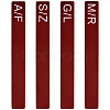 4Pcs 4 Styles Acrylic Book Divider AJEW-BC0008-27B-1