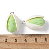 Opaque Resin Pendants RESI-Z033-01P-3