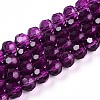 Baking Paint Transparent Glass Beads X1-DGLA-A035-T10mm-A09-1