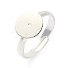 Adjustable Brass Pad Ring Settings KK-K414-10A-S-1
