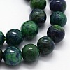 Natural Chrysocolla and Lapis Lazuli Beads Strands X-G-I199-37-8mm-3