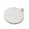 201 Stainless Steel Pendants SA-CBA3D3A-05P-28-2