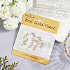 10Pcs Brass Micro Pave Cubic Zirconia Pendants KK-BBC0019-34-5