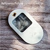 DIY Oval Pendant Silicone Molds LS-AJEW-A034-01-3