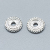 925 Sterling Silver Granulated Spacer Beads STER-T002-72S-2