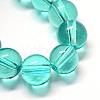 Baking Paint Transparent Glass Round Bead Strands DGLA-Q022-6mm-27-2