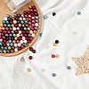 Eco-Friendly Dyed Glass Pearl Round Beads HY-PH0011-02-8mm-7