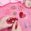 36Pcs 3 Colors Acrylic Earring Display Board EDIS-PH0001-96-3