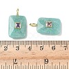 Natural Amazonite Pendants G-I391-03G-06-3