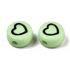 Opaque Acrylic Beads MACR-N008-33G-3