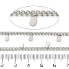304 Stainless Steel Curb Chains CHS-K017-08D-P-3