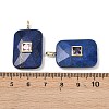 Dyed Natural Lapis Lazuli Pendants LS-G-I391-03G-08-3
