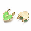 Alloy Enamel Charms X-ENAM-T012-02P-RS-3