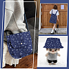 Cotton Denim Fabric DIY-WH0504-872B-5