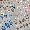4Pcs 4 Colors 5D PVC Nail Art Stickers Anaglyph Decals MRMJ-SP0001-14-3