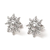 Non-Tarnish 304 Stainless Steel Sun Stud Earrings for Women EJEW-I281-21P-1