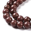 Natural Rhodonite Round Bead Strands G-J302-10-10mm-3