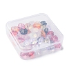 50Pcs 10 Style Transparent Spray Painted Glass Beads DGLA-FS0001-03-2