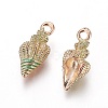 Alloy Enamel Pendants PALLOY-F224-07-2