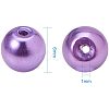 Eco-Friendly Dyed Glass Pearl Round Beads HY-PH0011-01-6mm-4