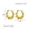 304 Stainless Steel Hoop Earrings for Women QX9021-1-1