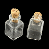 Cuboid Glass Bottle for Bead Containers X-AJEW-R045-05-2